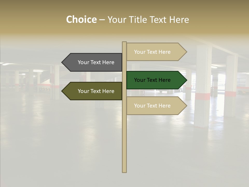 Wide City Shop PowerPoint Template