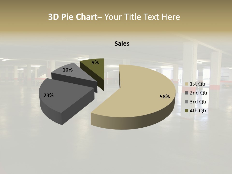 Wide City Shop PowerPoint Template