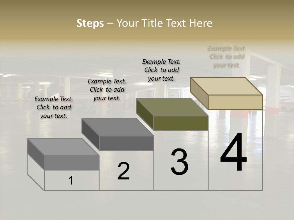 Wide City Shop PowerPoint Template