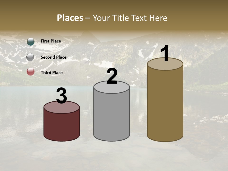 Turquoise Sky Sunset PowerPoint Template