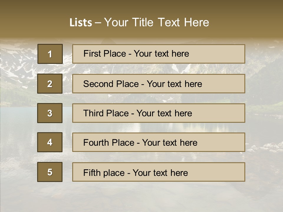 Turquoise Sky Sunset PowerPoint Template