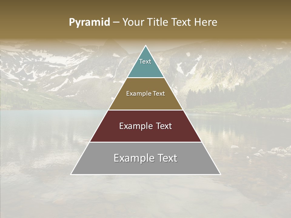 Turquoise Sky Sunset PowerPoint Template