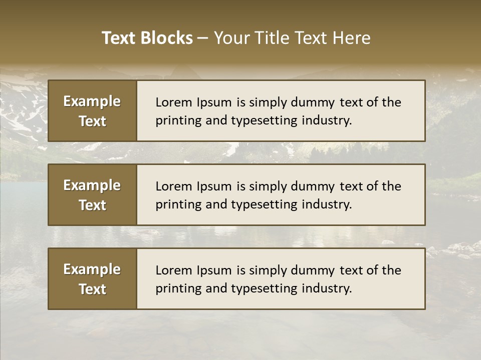 Turquoise Sky Sunset PowerPoint Template