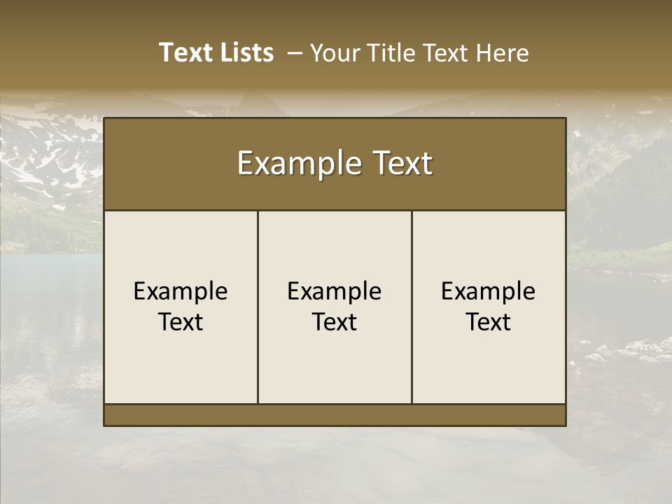 Turquoise Sky Sunset PowerPoint Template