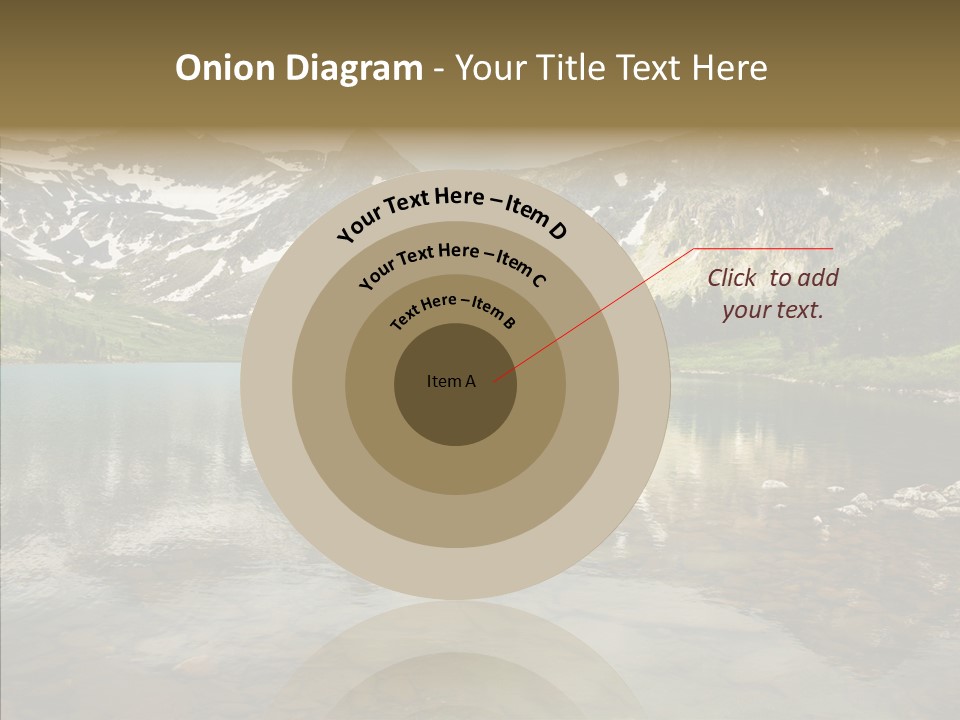 Turquoise Sky Sunset PowerPoint Template