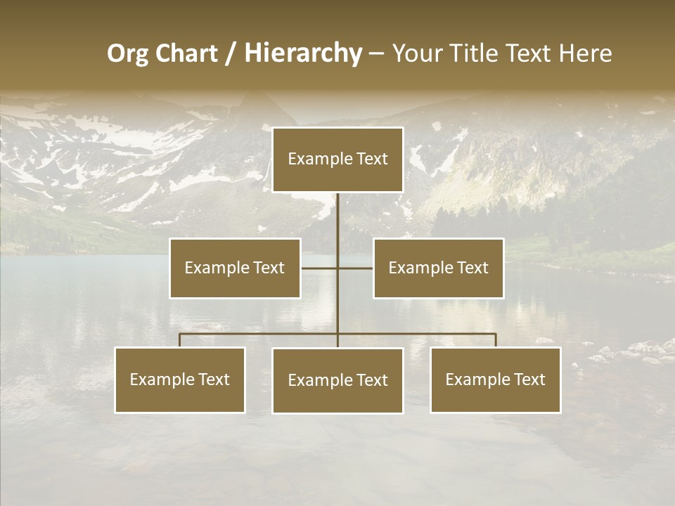 Turquoise Sky Sunset PowerPoint Template