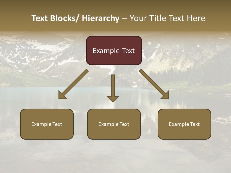 Turquoise Sky Sunset PowerPoint Template