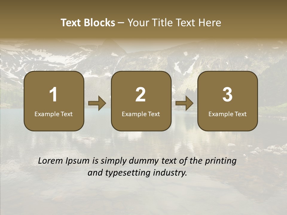 Turquoise Sky Sunset PowerPoint Template