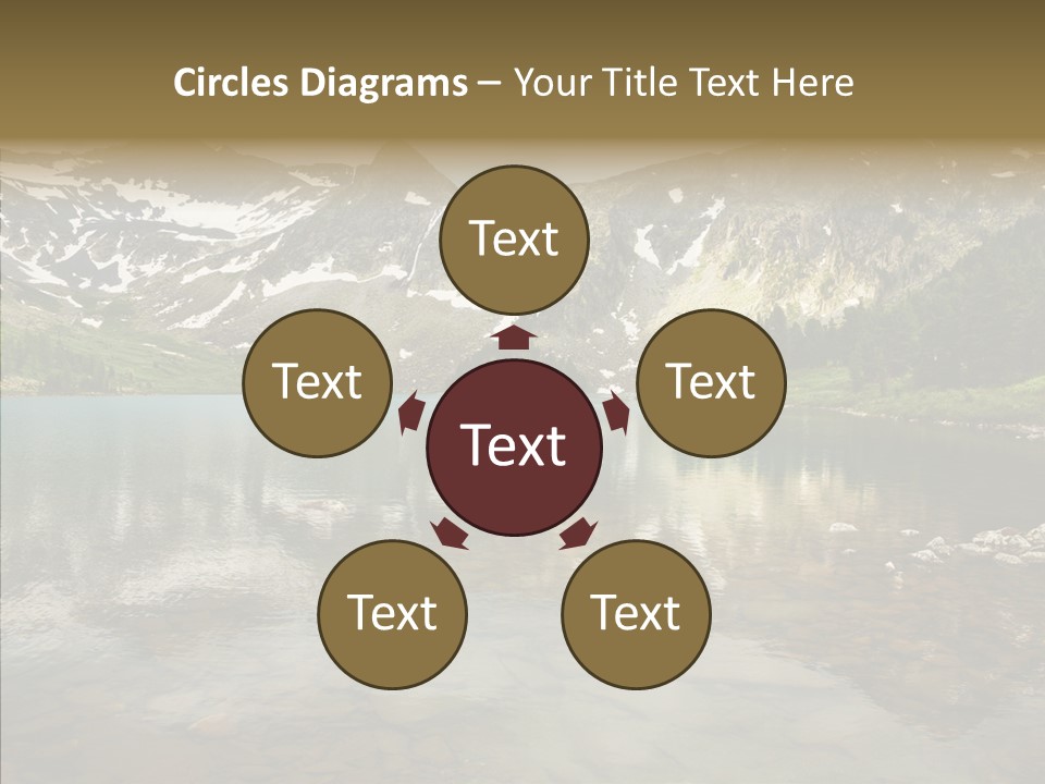 Turquoise Sky Sunset PowerPoint Template