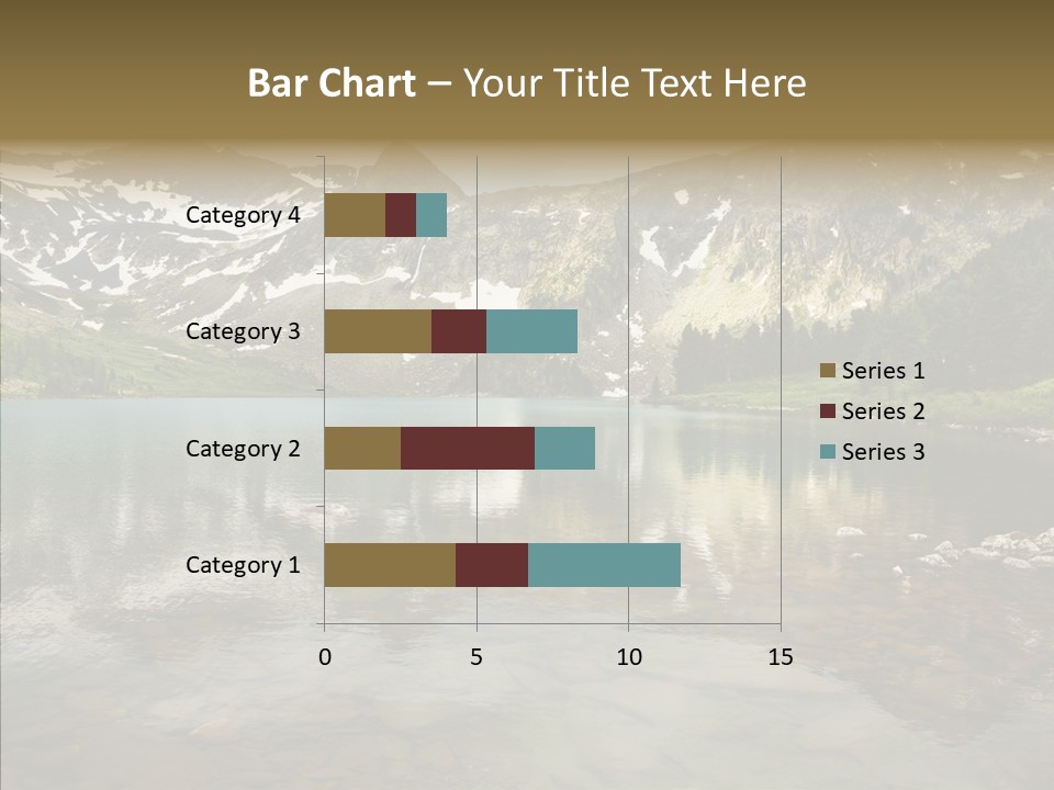 Turquoise Sky Sunset PowerPoint Template