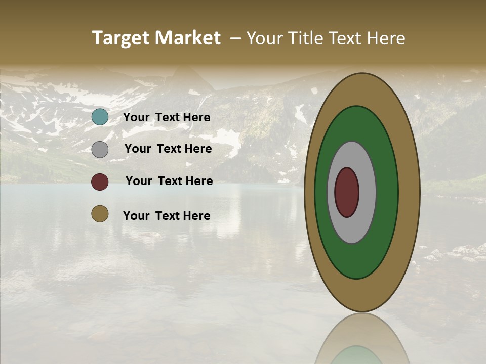 Turquoise Sky Sunset PowerPoint Template