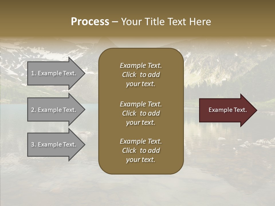 Turquoise Sky Sunset PowerPoint Template