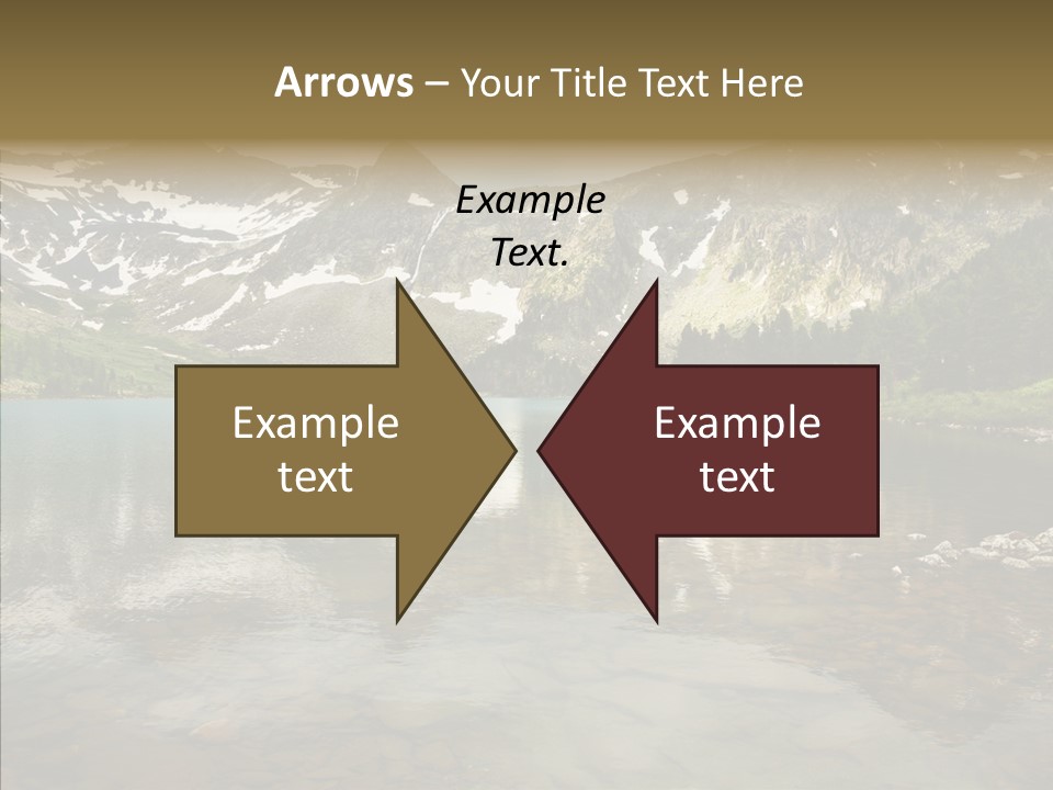 Turquoise Sky Sunset PowerPoint Template