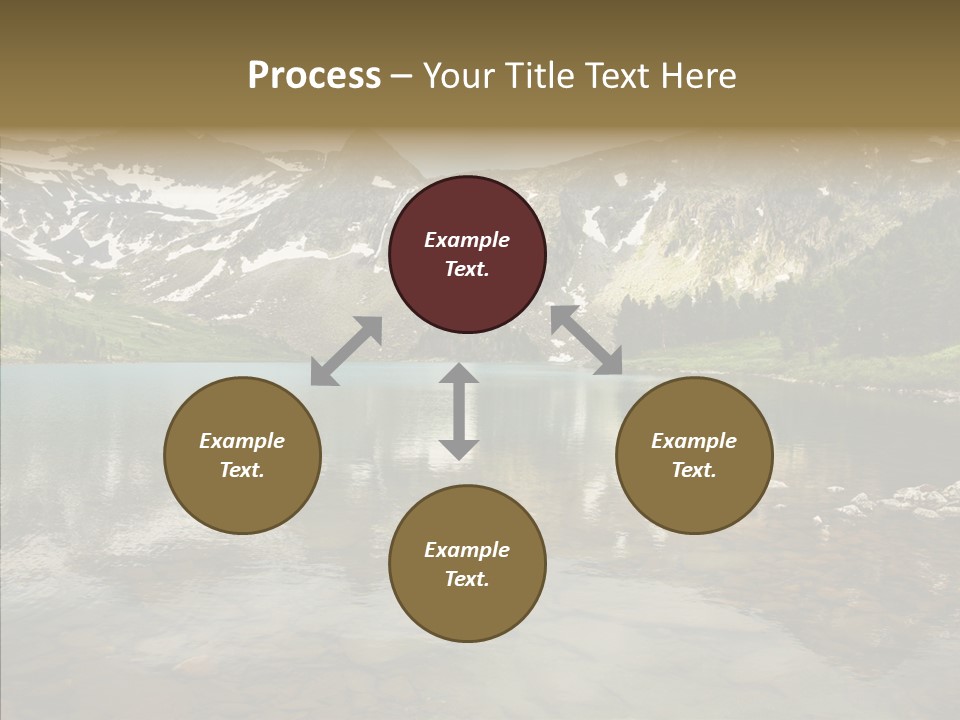 Turquoise Sky Sunset PowerPoint Template