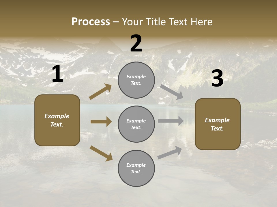 Turquoise Sky Sunset PowerPoint Template