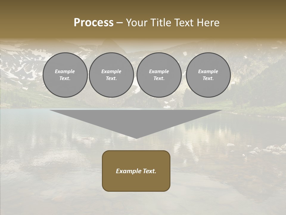 Turquoise Sky Sunset PowerPoint Template