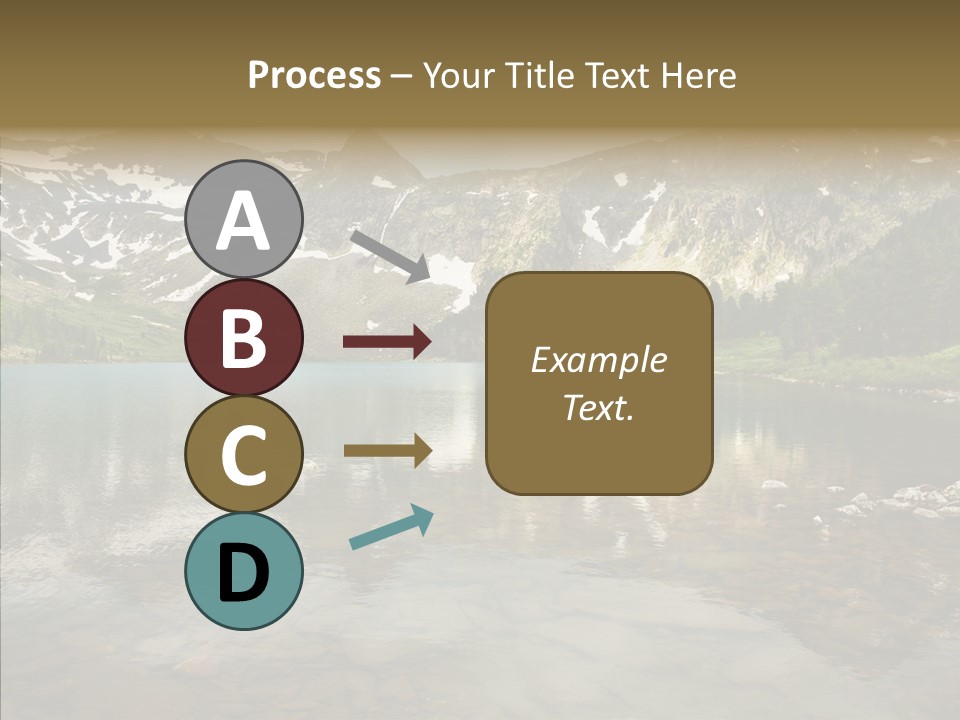 Turquoise Sky Sunset PowerPoint Template