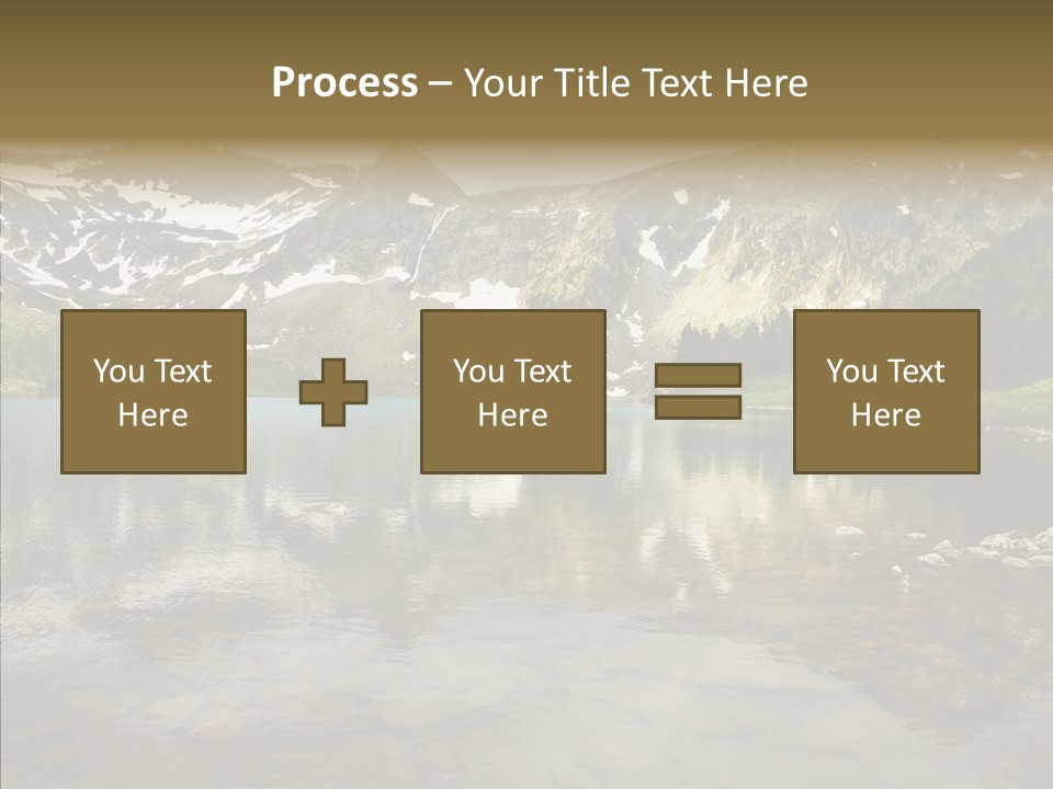 Turquoise Sky Sunset PowerPoint Template