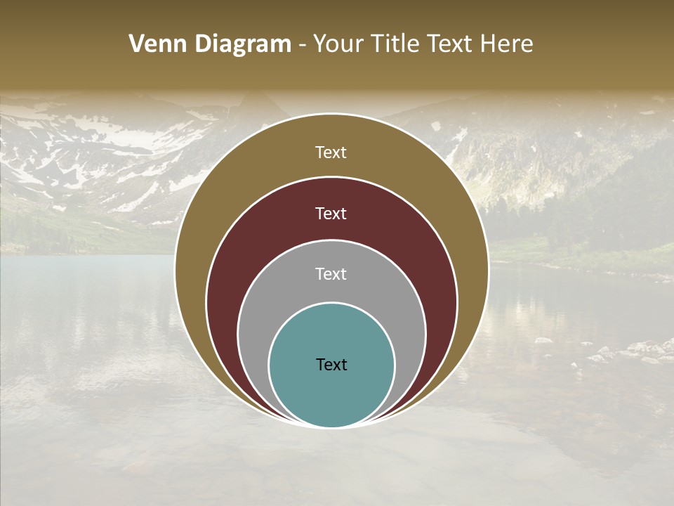 Turquoise Sky Sunset PowerPoint Template