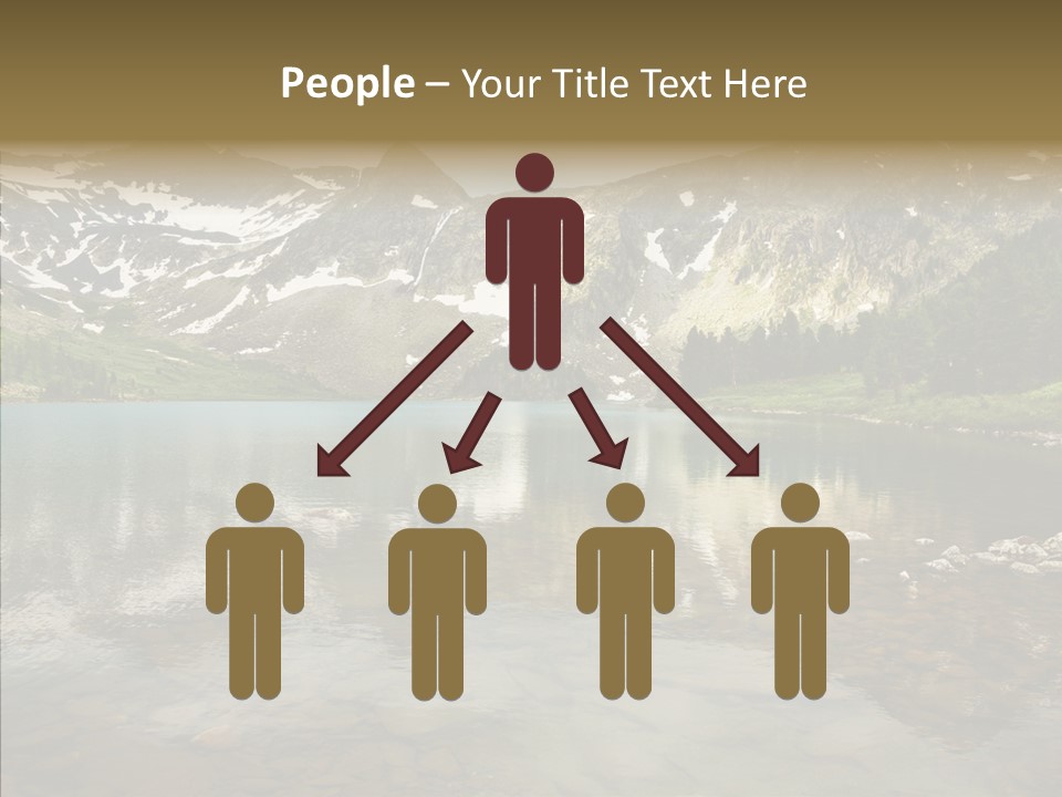 Turquoise Sky Sunset PowerPoint Template