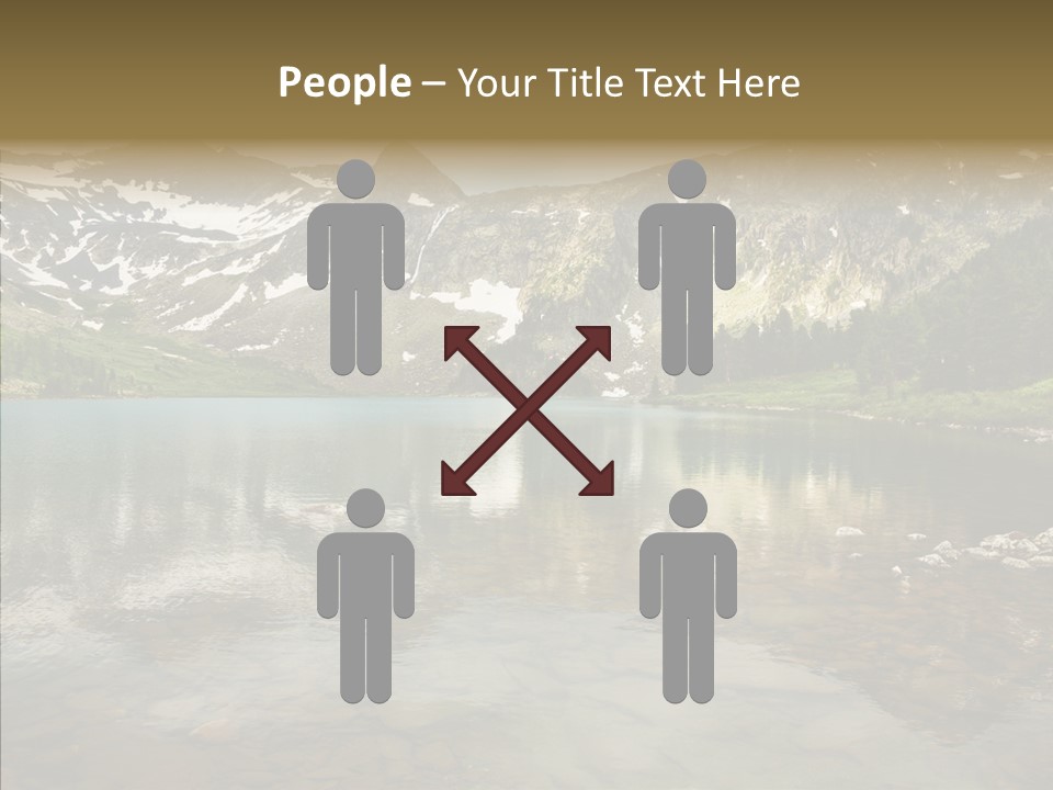 Turquoise Sky Sunset PowerPoint Template