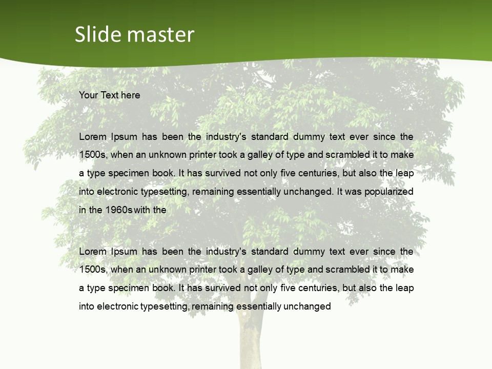 Individual Stem Environment PowerPoint Template