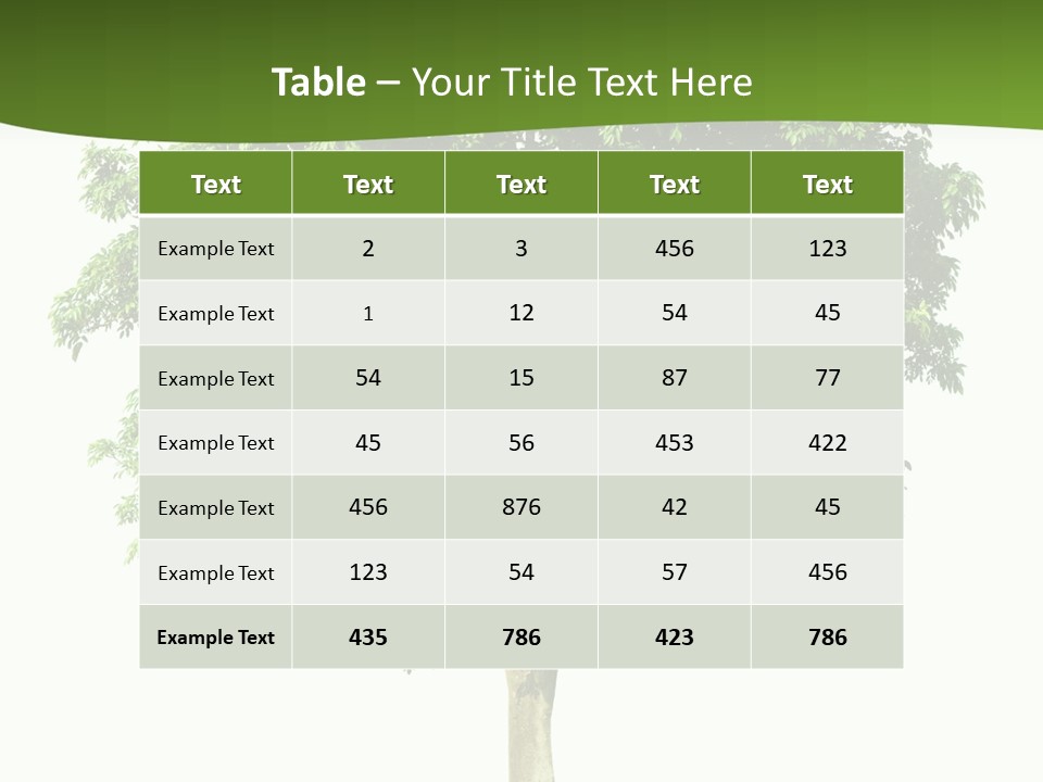Individual Stem Environment PowerPoint Template