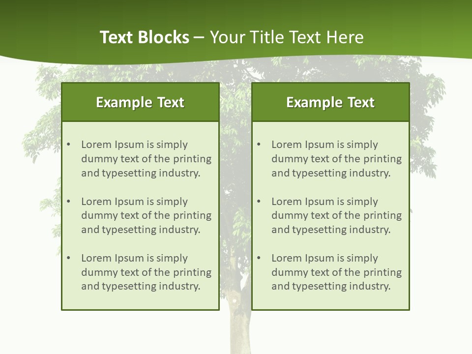 Individual Stem Environment PowerPoint Template