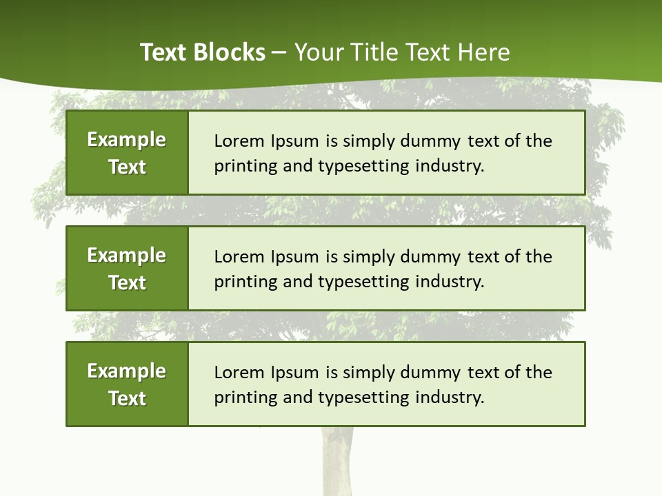Individual Stem Environment PowerPoint Template