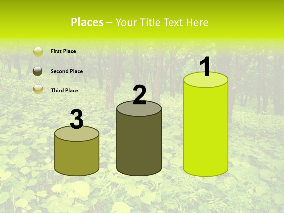 Branch Growth Shrub PowerPoint Template