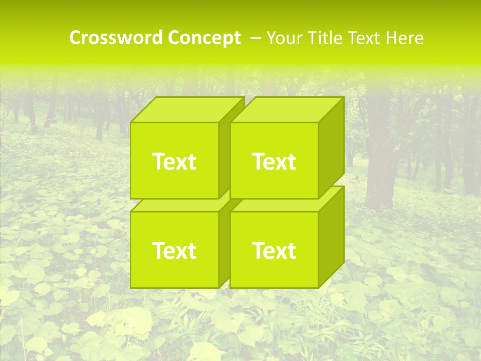 Branch Growth Shrub PowerPoint Template