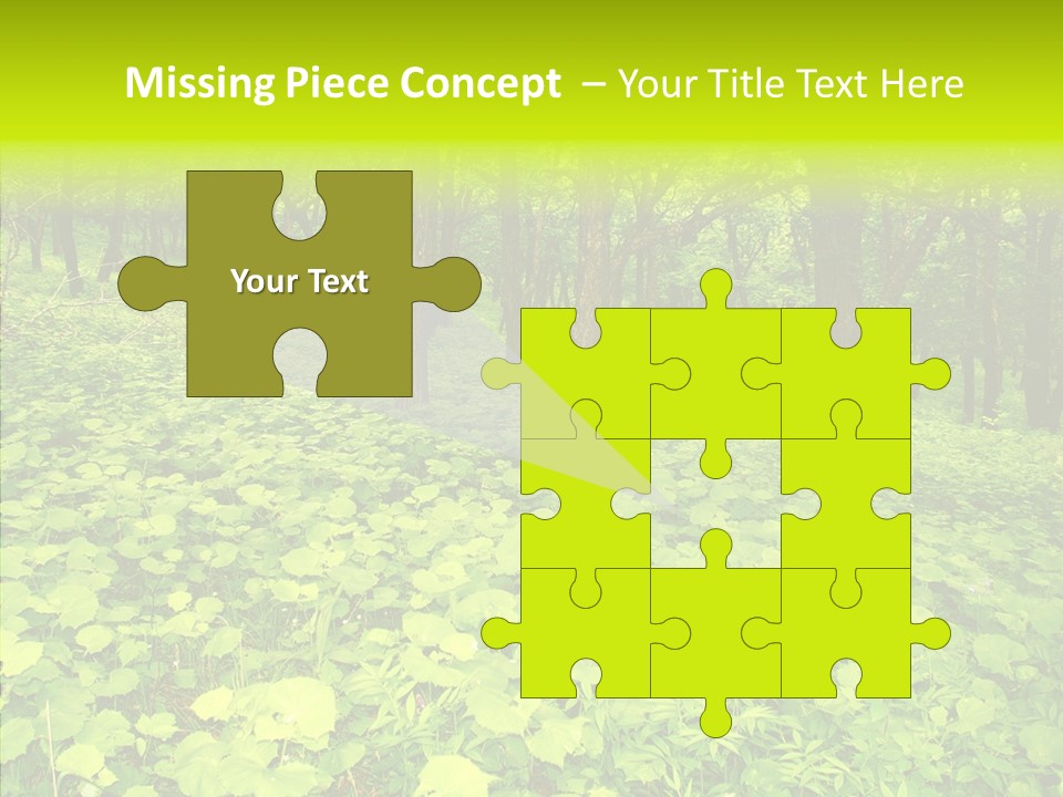 Branch Growth Shrub PowerPoint Template