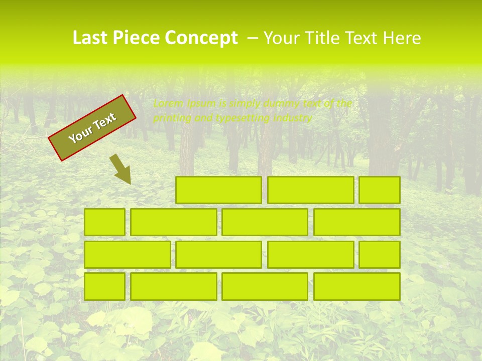 Branch Growth Shrub PowerPoint Template