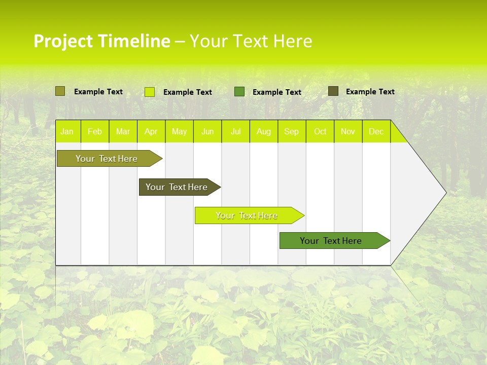 Branch Growth Shrub PowerPoint Template