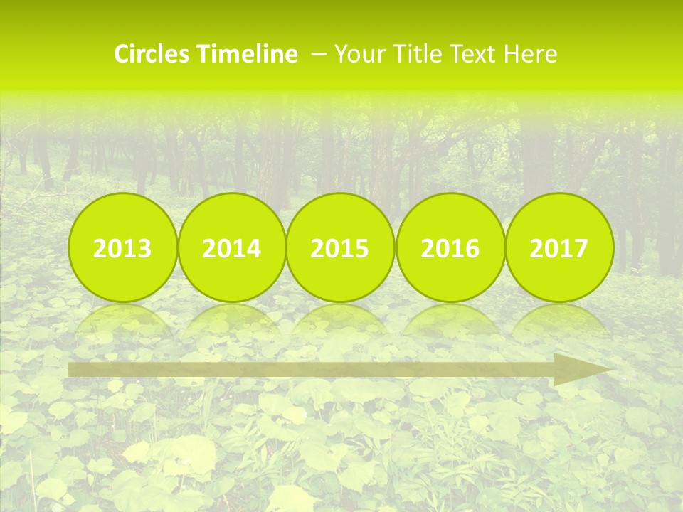 Branch Growth Shrub PowerPoint Template