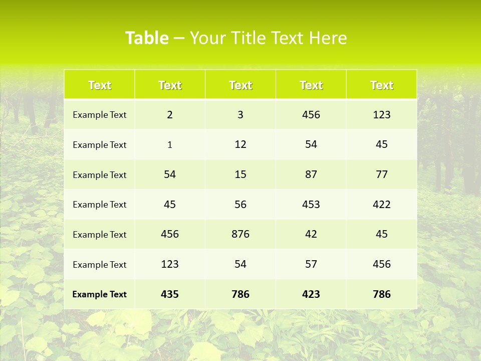 Branch Growth Shrub PowerPoint Template