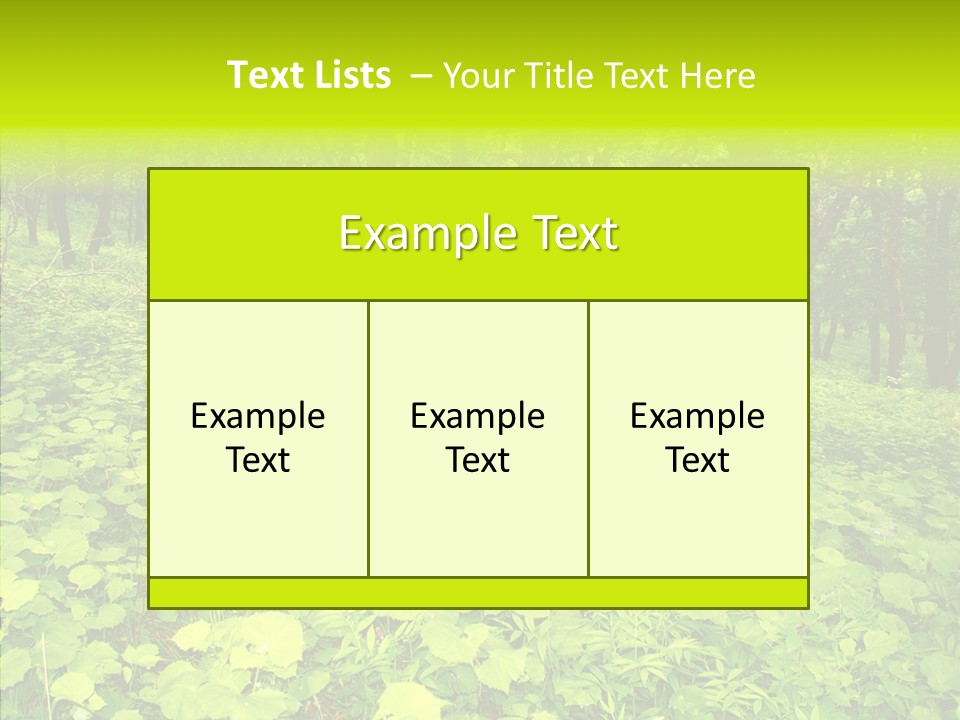 Branch Growth Shrub PowerPoint Template