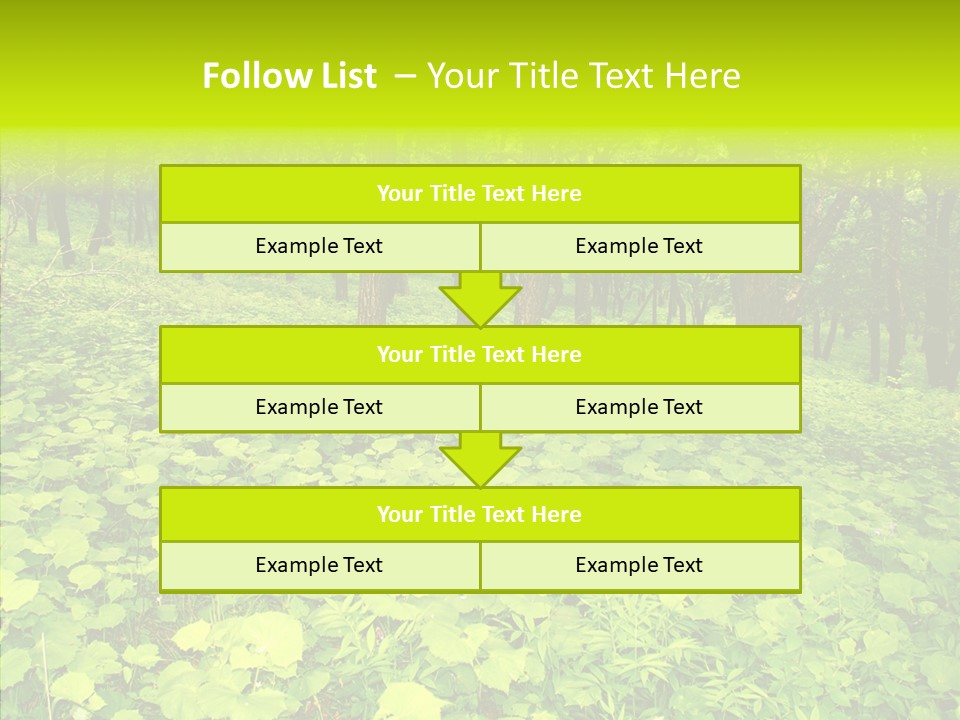 Branch Growth Shrub PowerPoint Template