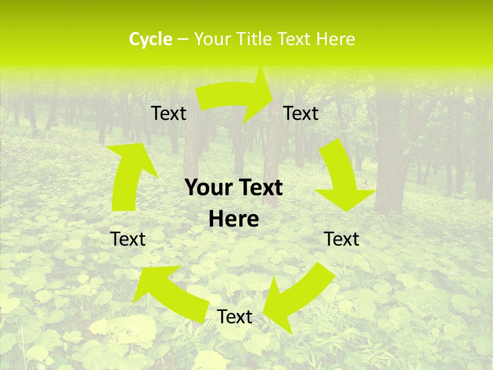 Branch Growth Shrub PowerPoint Template