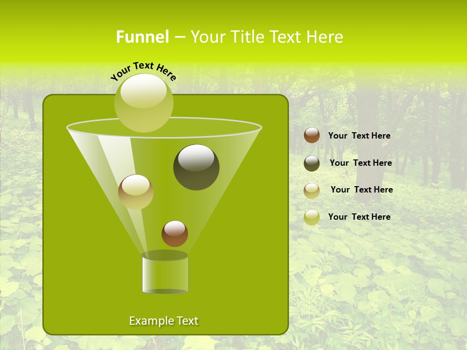 Branch Growth Shrub PowerPoint Template