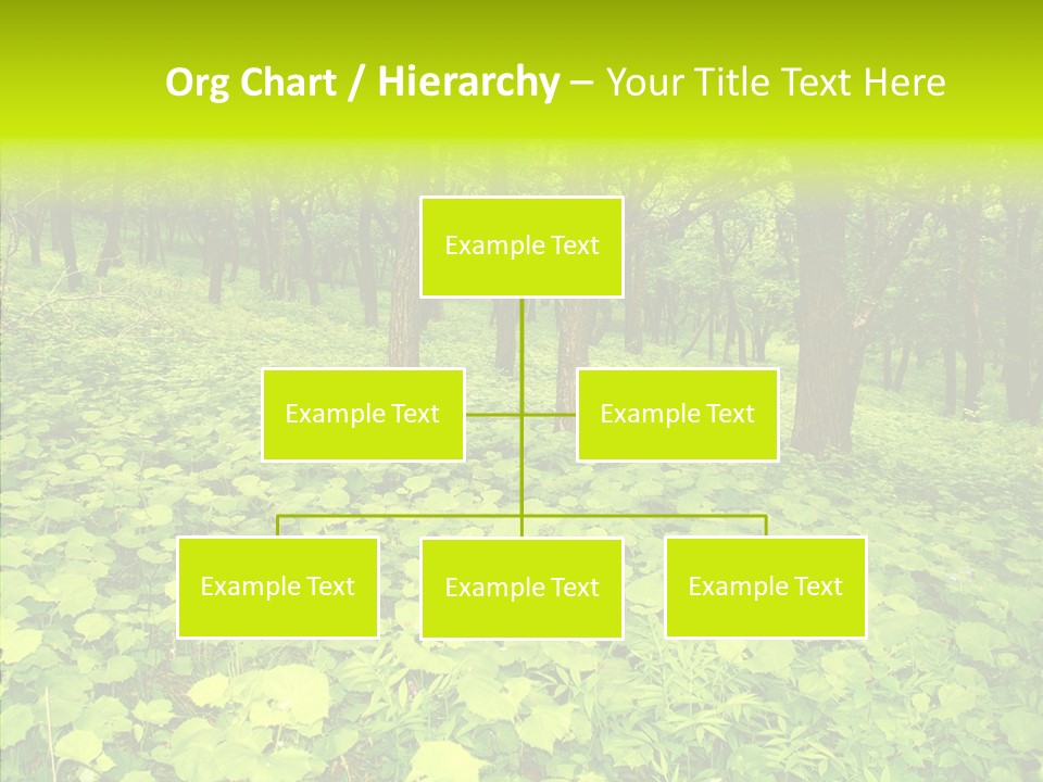 Branch Growth Shrub PowerPoint Template