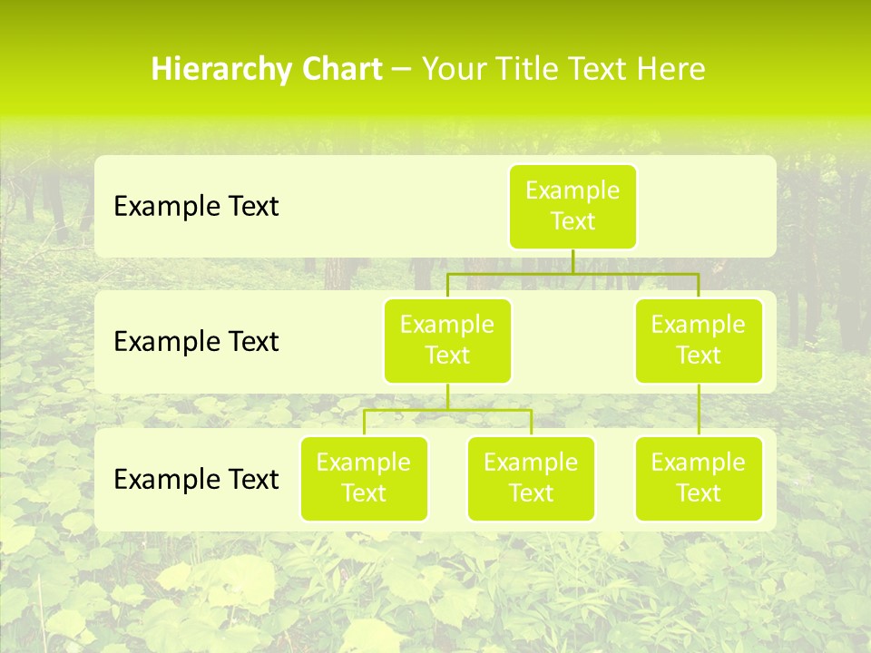 Branch Growth Shrub PowerPoint Template