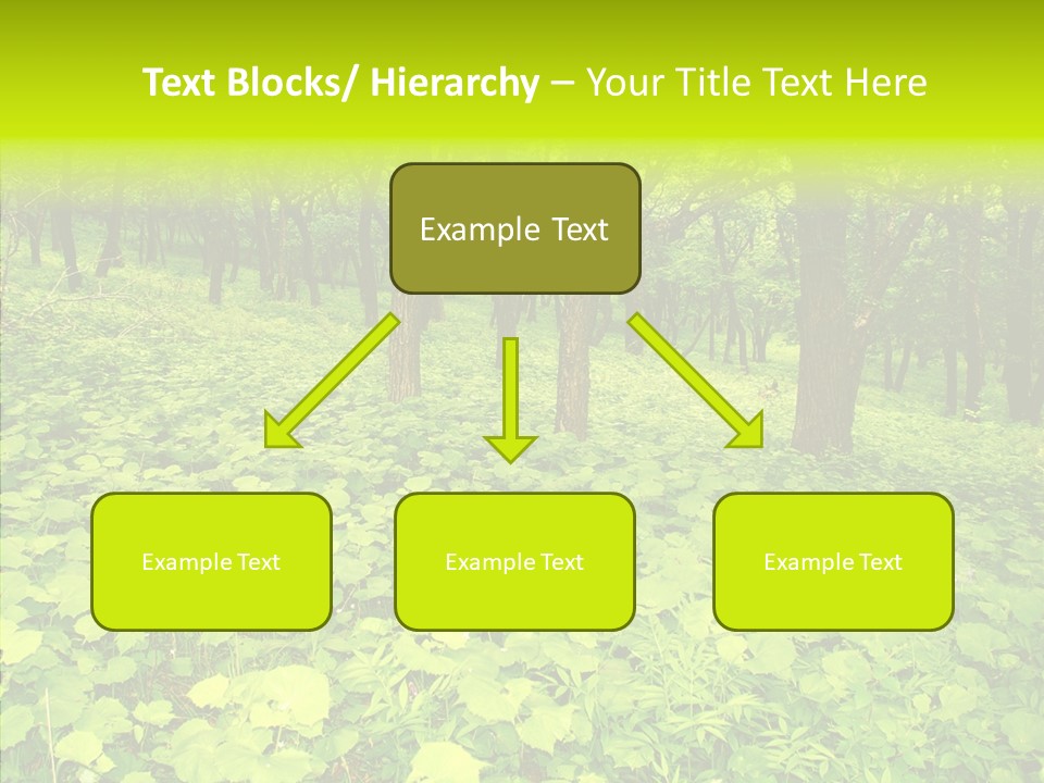 Branch Growth Shrub PowerPoint Template