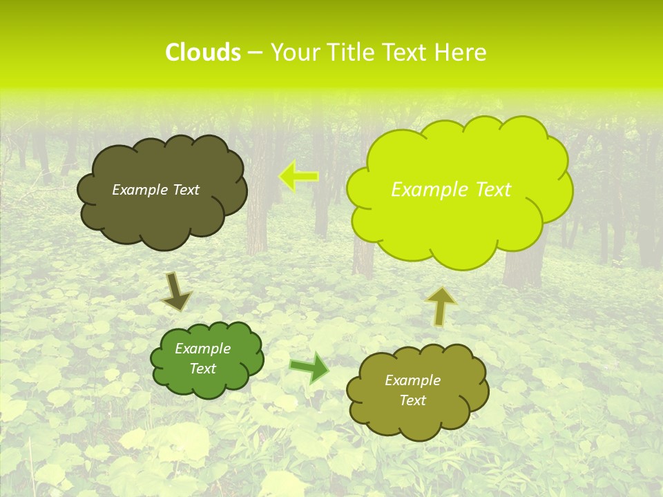 Branch Growth Shrub PowerPoint Template
