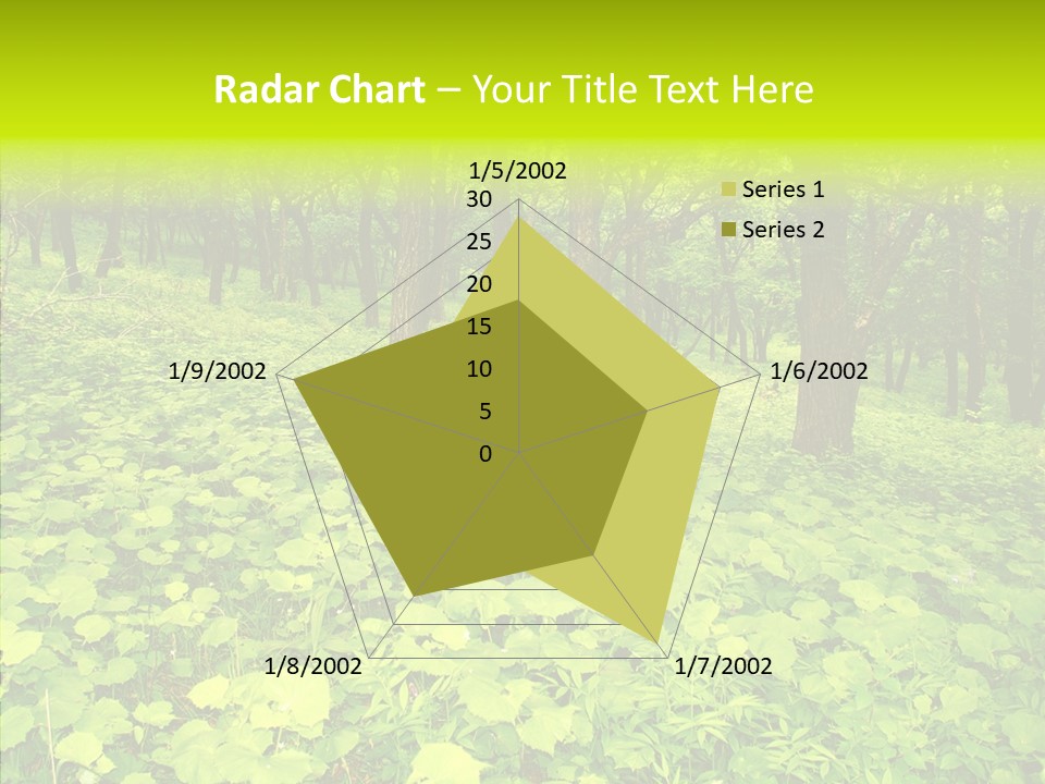 Branch Growth Shrub PowerPoint Template