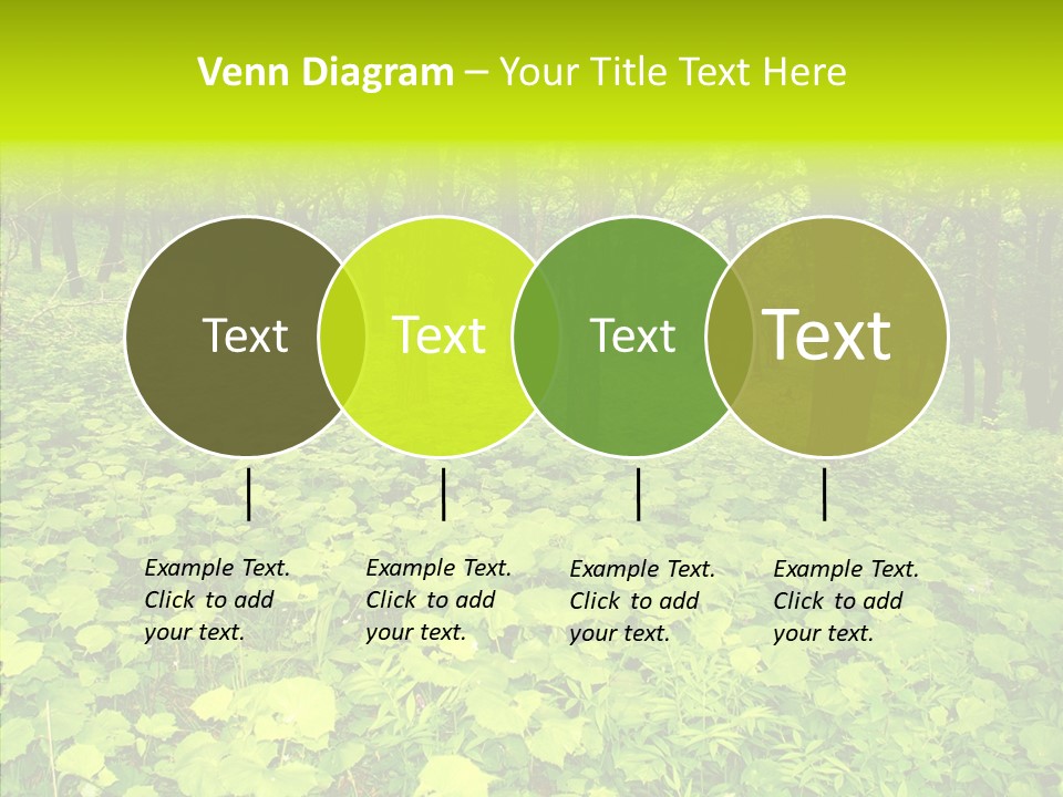 Branch Growth Shrub PowerPoint Template