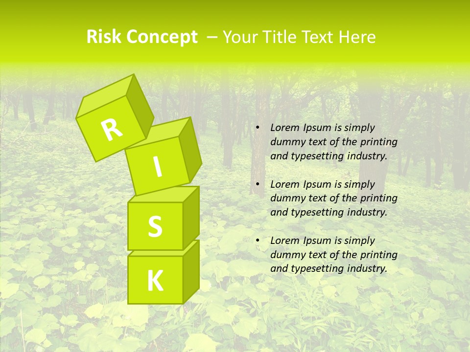 Branch Growth Shrub PowerPoint Template