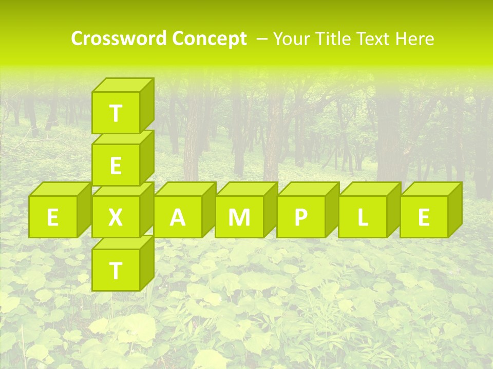 Branch Growth Shrub PowerPoint Template