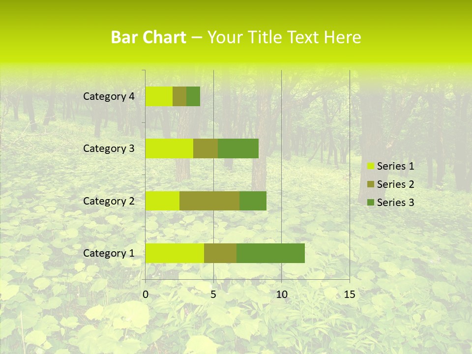 Branch Growth Shrub PowerPoint Template