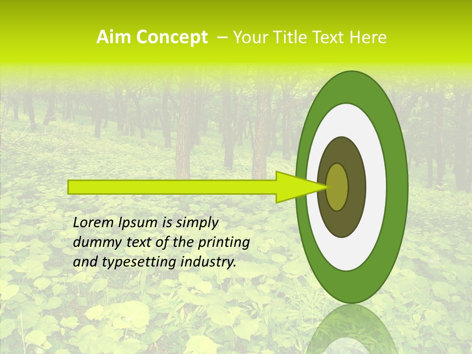 Branch Growth Shrub PowerPoint Template